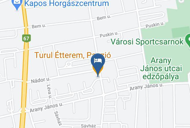 Kaposvar - Turul Etterem Panzio Maps