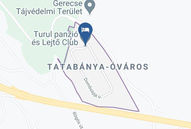 Tatabanya - Turul Panzio Es Lejto Club Maps