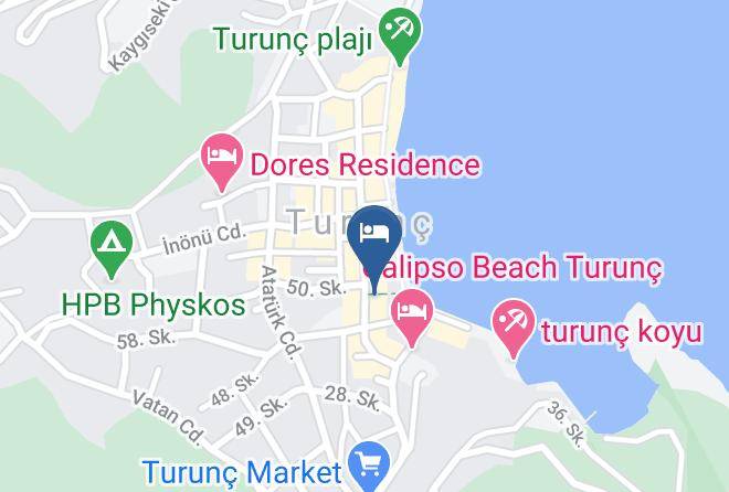 Turunc - Turunc Bay Conti Boutique Hotel Maps