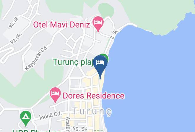 Turunc - Turunc Malmen Otel Maps