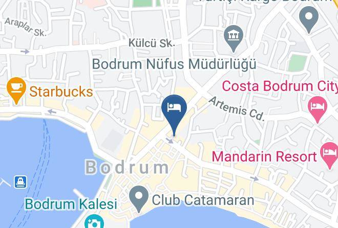 Bodrum - Turunc Pansiyon Maps