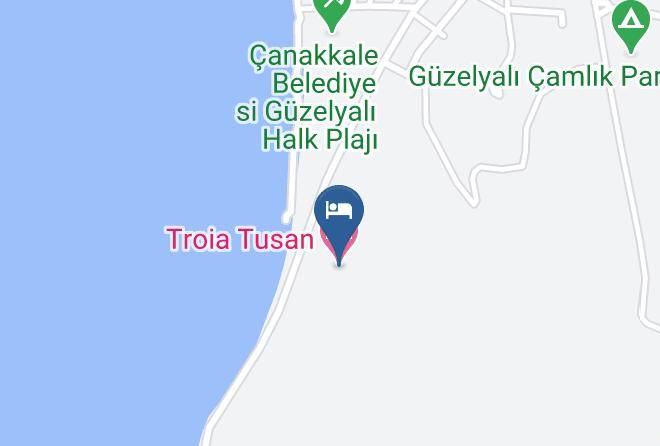 Canakkale - Troia Tusan Hotel Maps