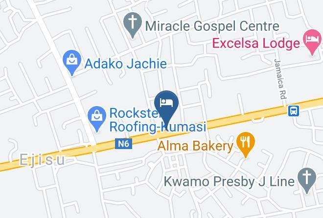 Ejisu Juaben - Tusand Hotel Maps