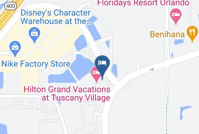 Orange - Tuscany Village A Hilton Grand Vacations Club Maps