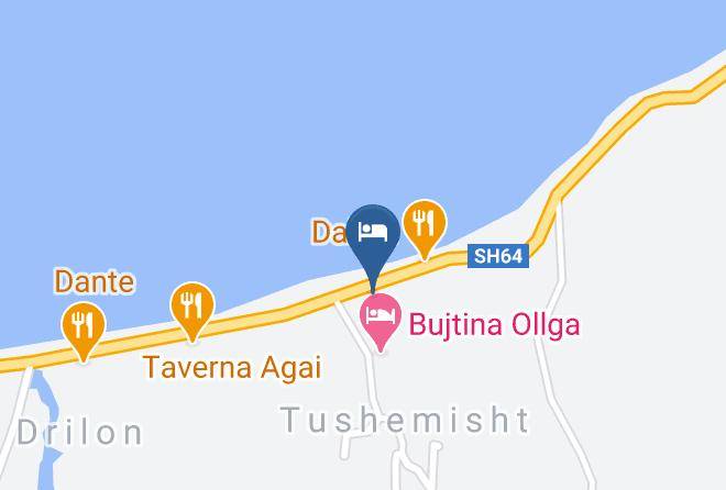Pogradec - Tushemishti Bar Restorant Maps