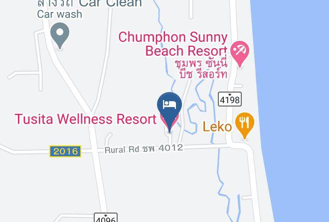 Amphoe Thung Tako - Tusita Wellness Resort Maps