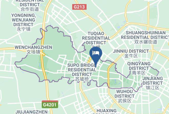Chengdu - Tuteng Impression Hotel Jinsha Mingting Chengdu Maps