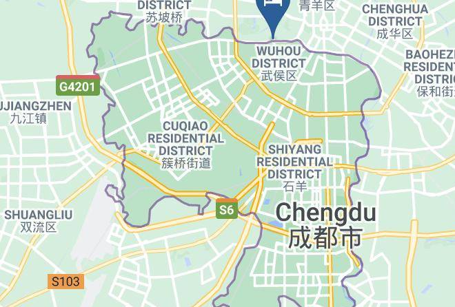 Chengdu - Tuteng Impression Hotel Tiyuan Chengdu Maps