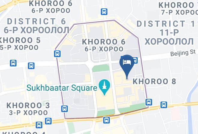 Ulaanbaatar - Tuushin Hotel Maps