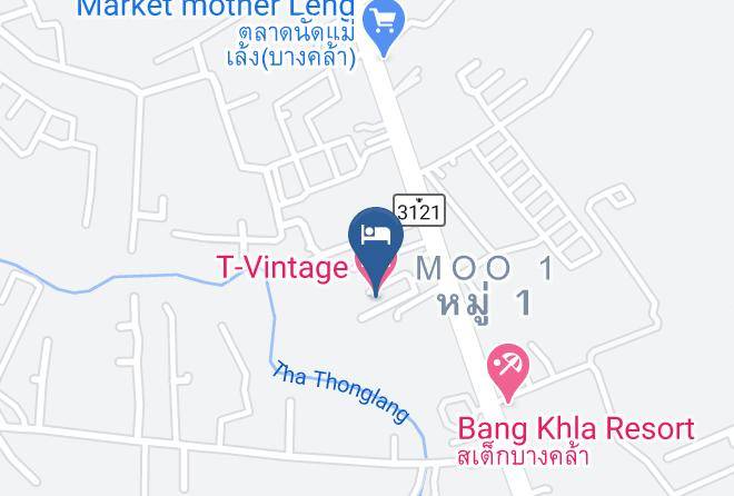 Amphoe Bang Khla - T Vintage Maps