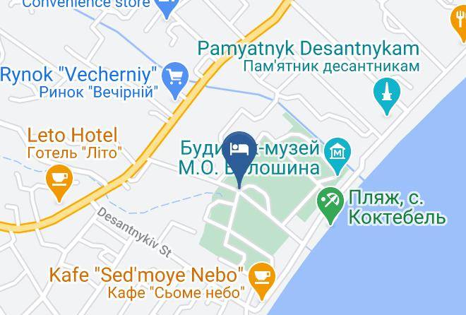 Feodosiya - Tvorcheskaya Volna Resort Maps