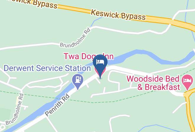 Twa Dogs Inn Map