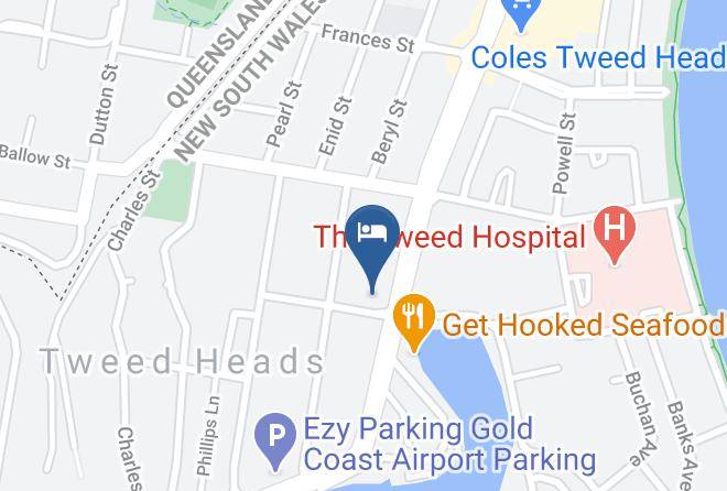 Tweed - Tweed Harbour Motor Inn Maps