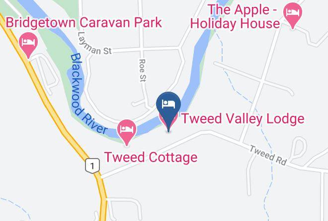 Bridgetown Greenbushes - Tweed Valley Lodge Maps