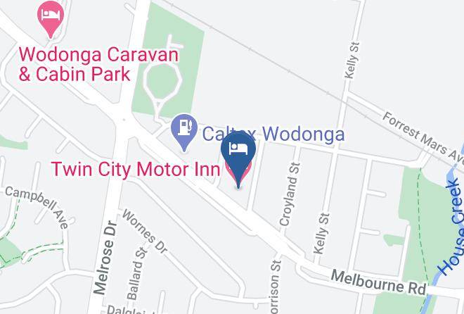 Wodonga - Twin City Motor Inn Maps