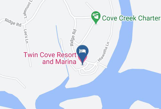 Campbell - Twin Cove Resort And Marina Maps