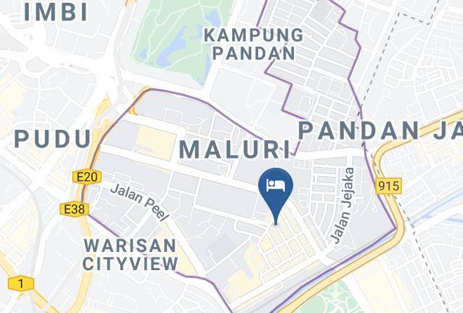 Kuala Lumpur - Twin Hotel Maps