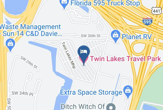 Broward - Twin Lakes Travel Park Maps