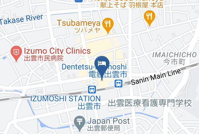 Izumo City - Twin Leaves Hotel Izumo Maps