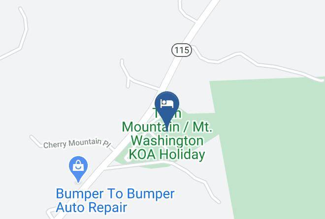 Coos - Twin Mountain Mt Washington Koa Holiday Maps