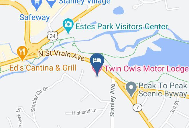 Larimer - Twin Owls Motor Lodge Maps