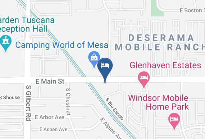 Maricopa - Twin Palms Rv Park Maps