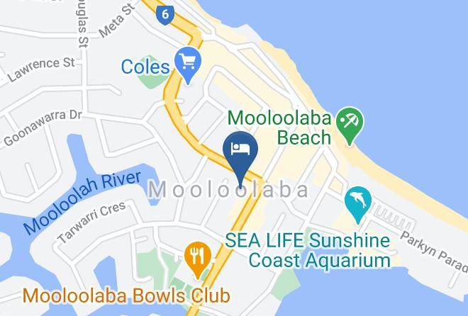 Sunshine Coast - Twin Pines Motel Maps