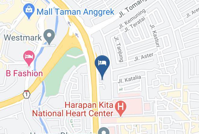 West Jakarta - Twin Plaza Hotel & Office Tower Maps
