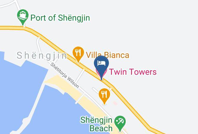 Lezhe - Twin Towers Hotel Maps