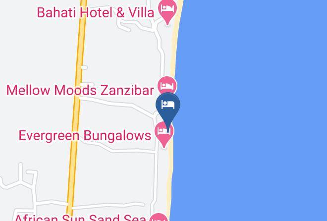Zanzibar South - Twisted Palms Lodge & Restaurant Maps