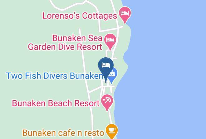 Kota Manado - Two Fish Resort Bunaken Maps
