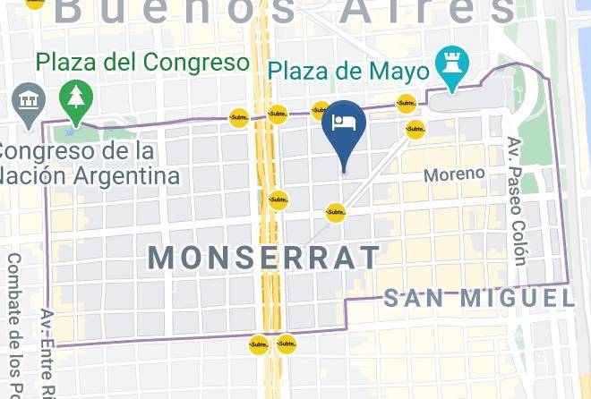 Autonomous City Of Buenos Aires - Two Hotel Buenos Aires Maps