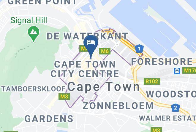City Of Cape Town - Two Oceans Backpackers Maps