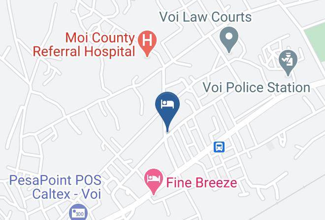 Taita Taveta - Two Oceans Hotel Voi Maps