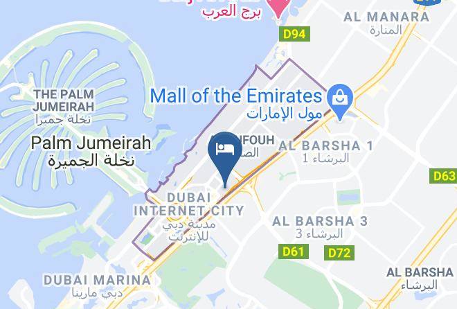 Two Seasons Hotel Dubai Map
