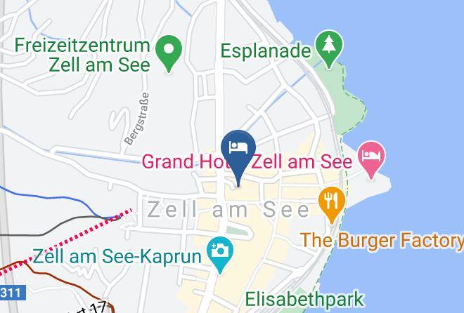 Zell Am See - Two Timez Boutique Hotel Maps
