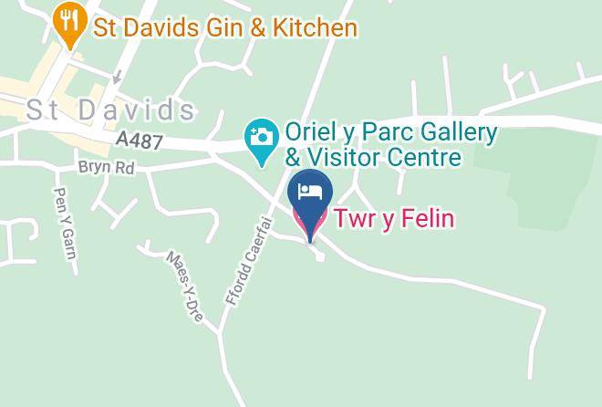 Pembrokeshire - Twr Y Felin Hotel Maps