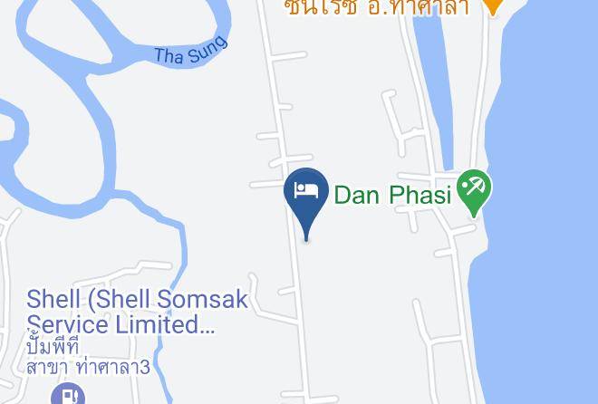 Amphoe Tha Sala - T W Seaview Hotel Maps