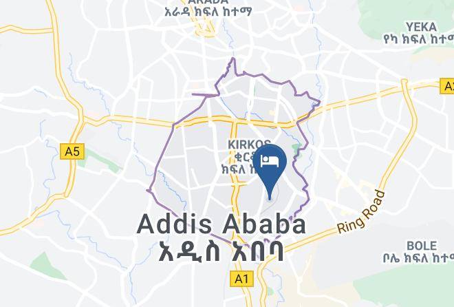 Addis Ababa - Tya Hotel Maps