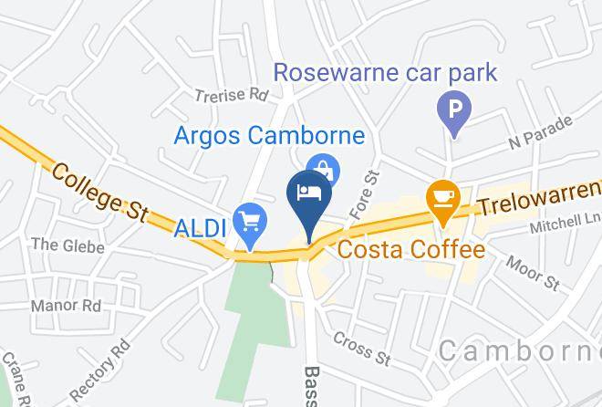 Cornwall - Tyacks Hotel Maps