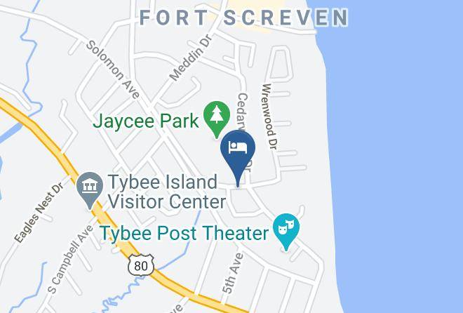 Chatham - Tybee Island Inn Bed And Breakfast Maps