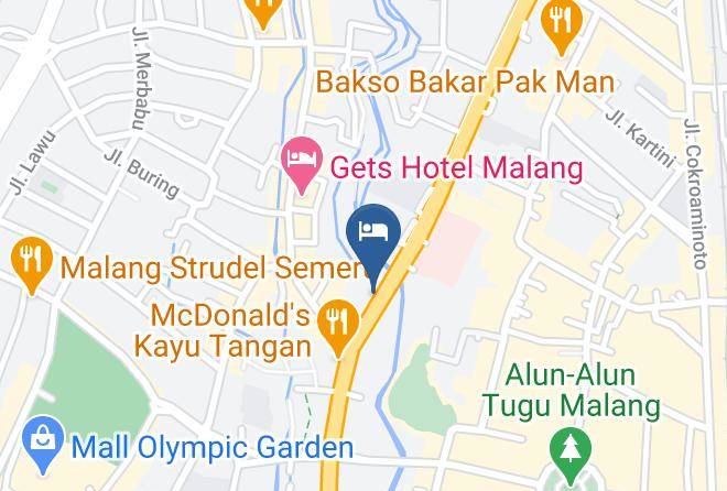 Kota Malang - Tychi Hotel Maps