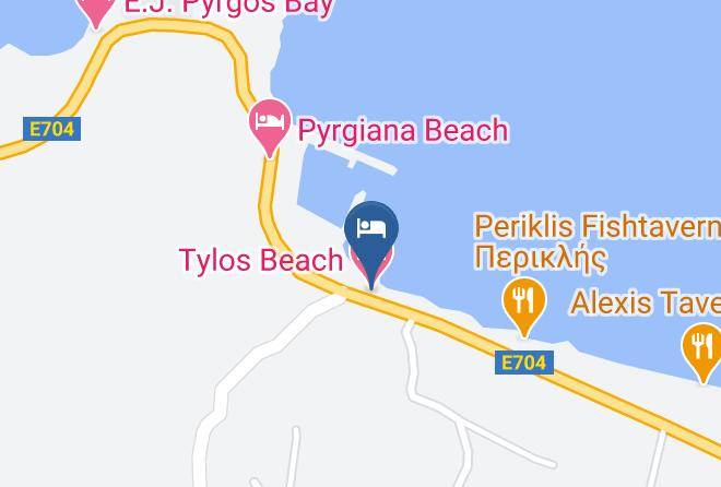 Cyprus - Tylos Beach Hotel Maps