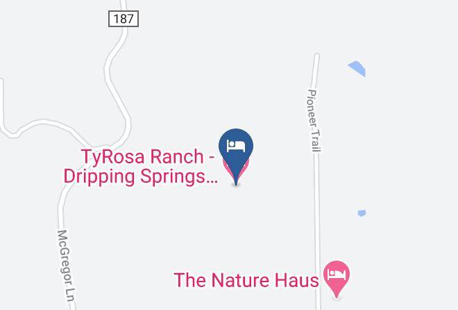 Hays - Tyrosa Ranch Dripping Springs Lodging & Retreat Maps
