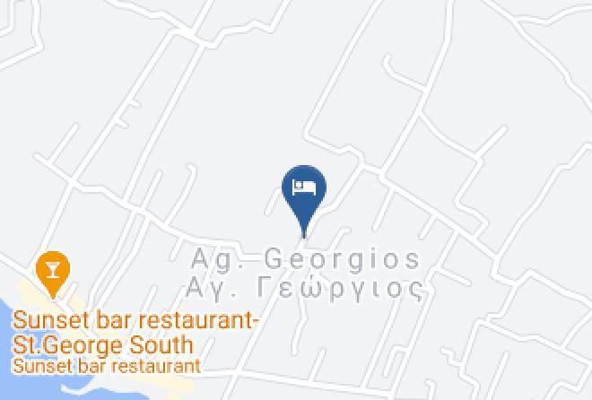Kerkira - Tzevenos Hotel Apts Maps