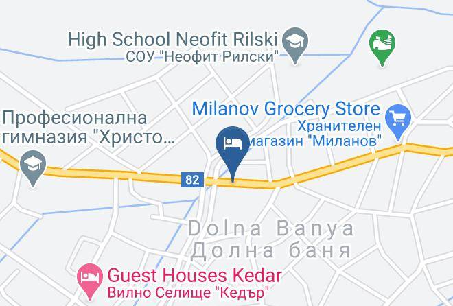 Dolna Banya - Tzvetelina Palace Hotel Maps