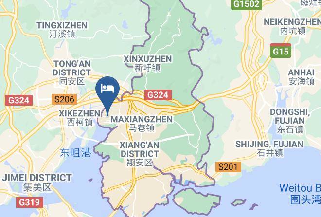Xiamen - Ubay Hotel Xiamen Maps