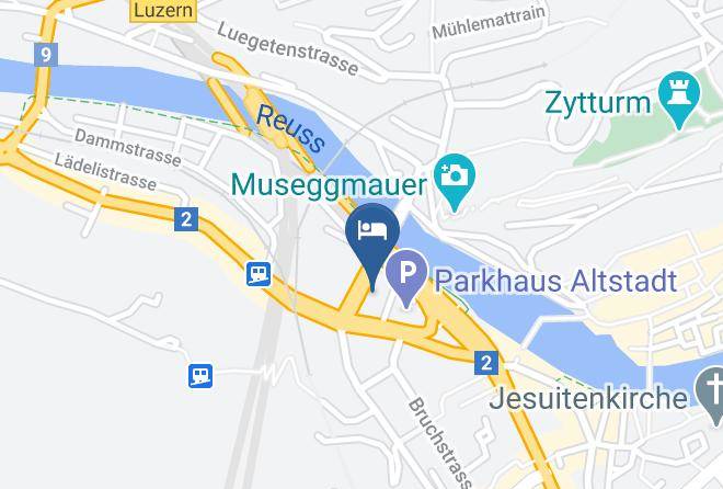 Lucerne - Uber Den Dachern Von Luzern Maps