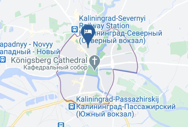 Kaliningrad - Ubilejny Lux Hotel Maps