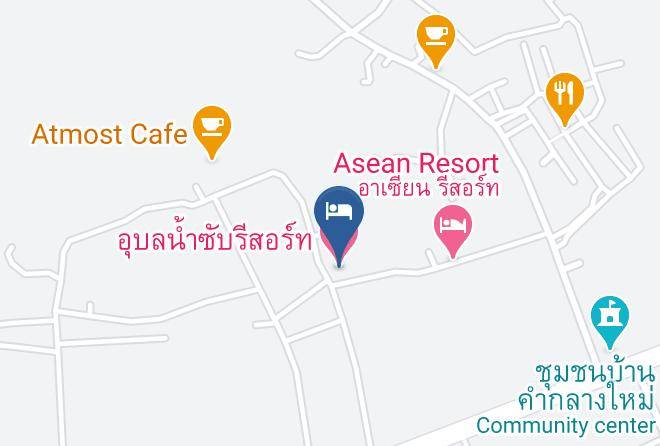 Amphoe Warin Chamrap - Ubon Namsub Resort Maps